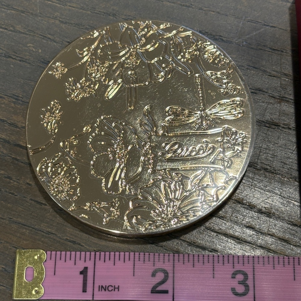 Gucci Flora GWP Double Magnifying Compact Mirror - Picture 3 of 7